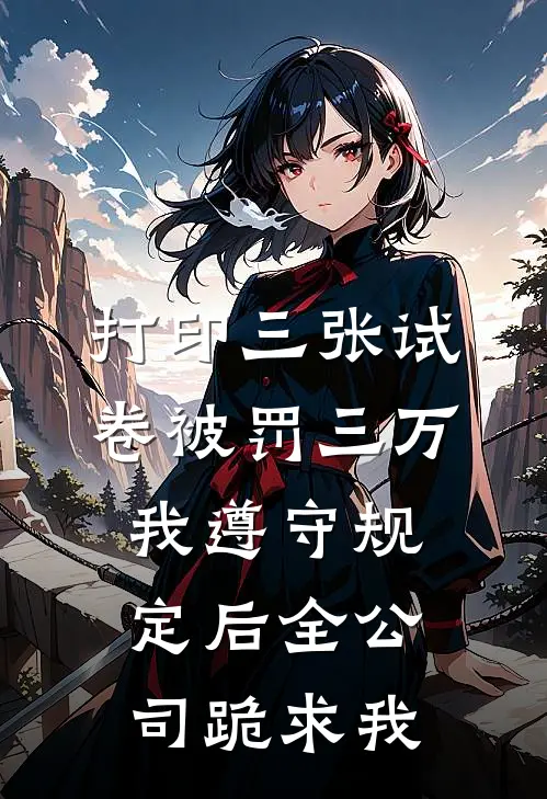 打印三张试卷被罚三万,我遵守规定后全公司跪求我