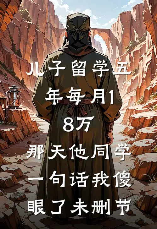 儿子留学五年每月1.8万，那天他同学一句话我傻眼了未删节