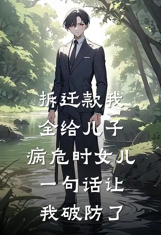 拆迁款我全给儿子,病危时女儿一句话让我破防了