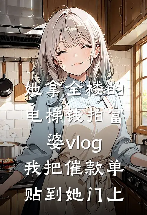 她拿全楼的电梯钱拍富婆vlog，我把催款单贴到她门上