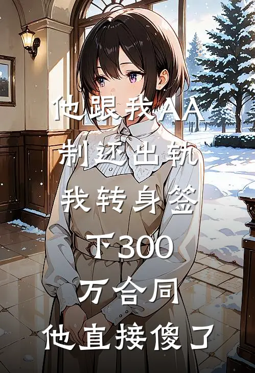 他跟我AA制还出轨，我转身签下300万合同，他直接傻了