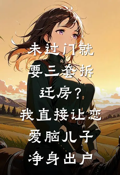 未过门就要三套拆迁房?我直接让恋爱脑儿子净身出户