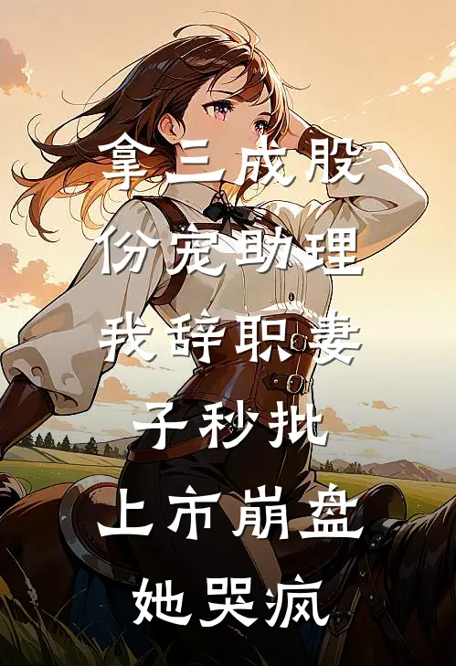 拿三成股份宠助理,我辞职妻子秒批,上市崩盘她哭疯