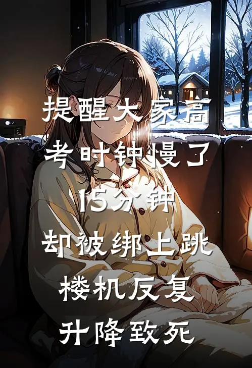 提醒大家高考时钟慢了15分钟,却被绑上跳楼机反复升降致死