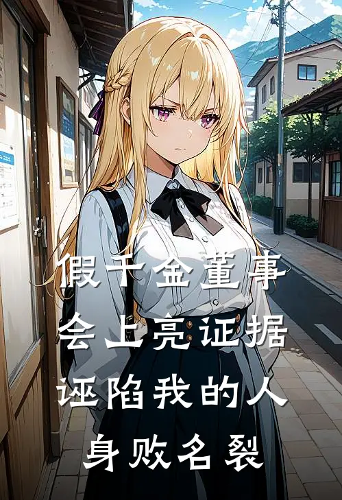 假千金董事会上亮证据，诬陷我的人身败名裂