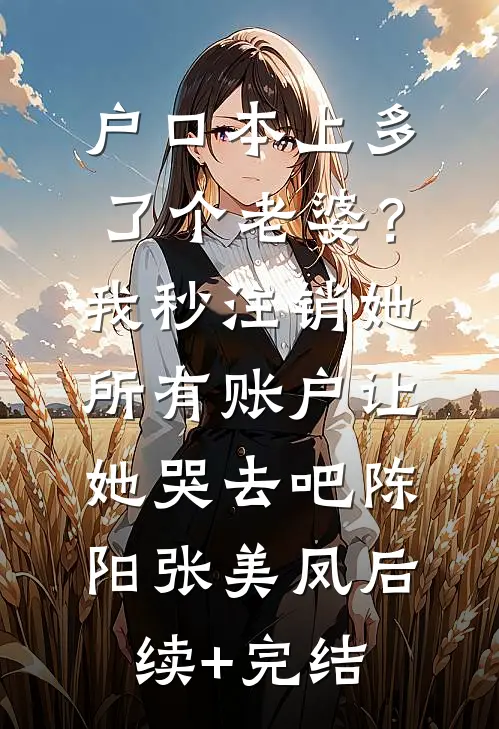 户口本上多了个老婆？我秒注销她所有账户，让她哭去吧陈阳张美凤后续+完结