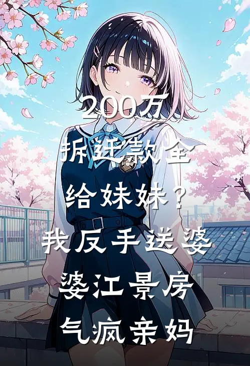 200万拆迁款全给妹妹?我反手送婆婆江景房,气疯亲妈