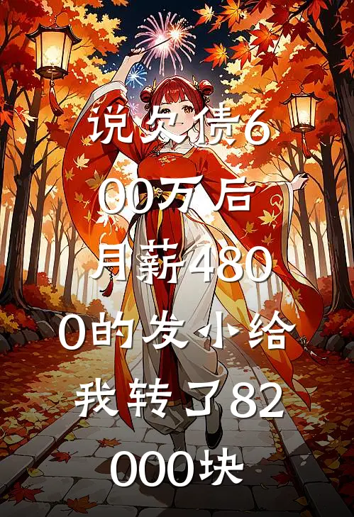 说欠债600万后，月薪4800的发小给我转了82000块