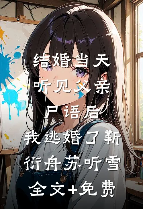 结婚当天听见父亲尸语后，我逃婚了靳衍舟苏听雪全文+免费