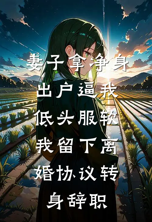 妻子拿净身出户逼我低头服软，我留下离婚协议转身辞职