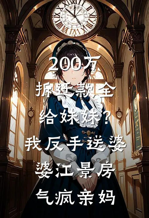 200万拆迁款全给妹妹?我反手送婆婆江景房,气疯亲妈