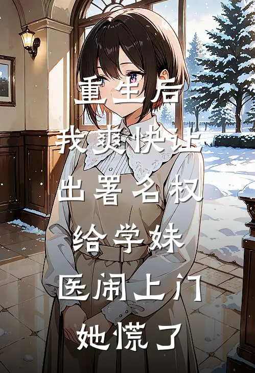 重生后，我爽快让出署名权给学妹，医闹上门她慌了