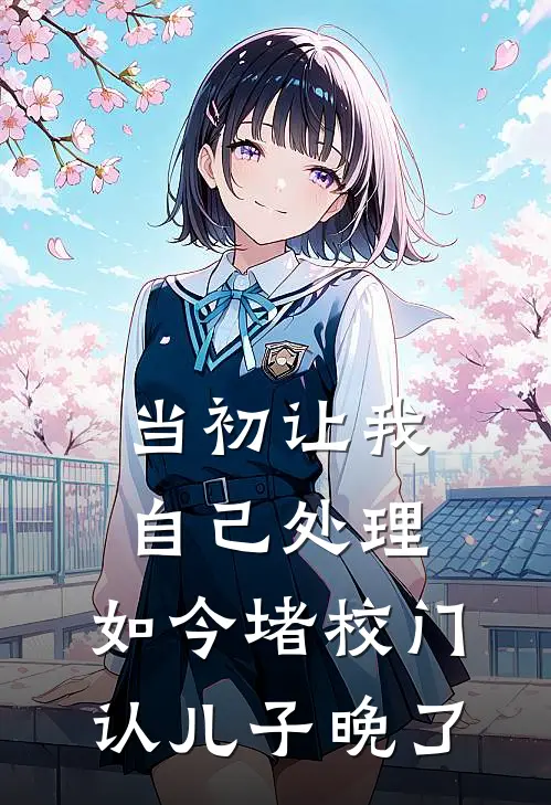 当初让我自己处理，如今堵校门认儿子晚了