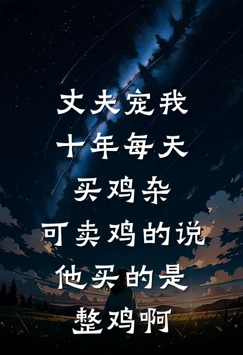丈夫宠我十年每天买鸡杂,可卖鸡的说:他买的是整鸡啊