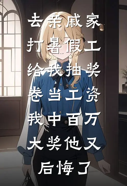去亲戚家打暑假工给我抽奖卷当工资，我中百万大奖他又后悔了