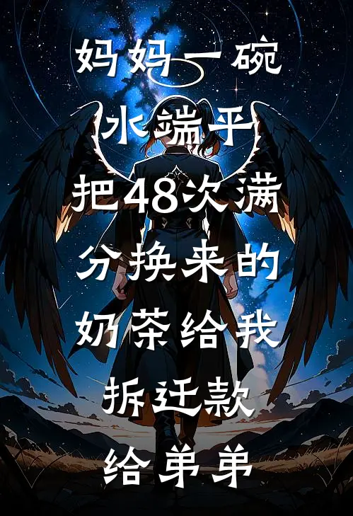 妈妈一碗水端平，把48次满分换来的奶茶给我，拆迁款给弟弟