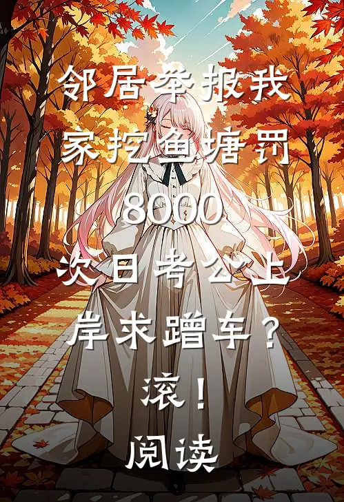 邻居举报我家挖鱼塘罚8000，次日考公上岸求蹭车？滚！阅读