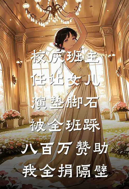 校庆班主任让女儿演垫脚石被全班踩，八百万赞助我全捐隔壁