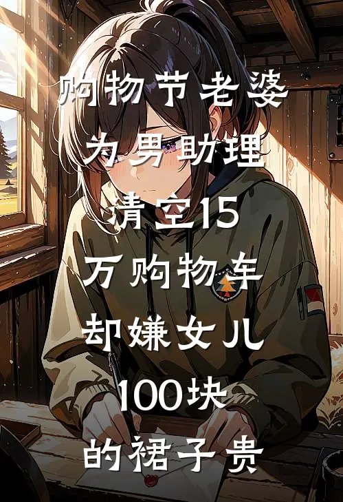 购物节老婆为男助理清空15万购物车，却嫌女儿100块的裙子贵