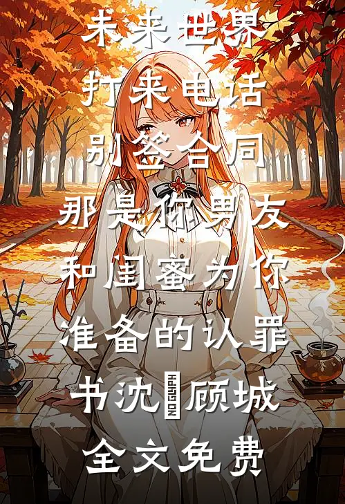 未来世界打来电话：别签合同，那是你男友和闺蜜为你准备的认罪书沈玥顾城全文免费