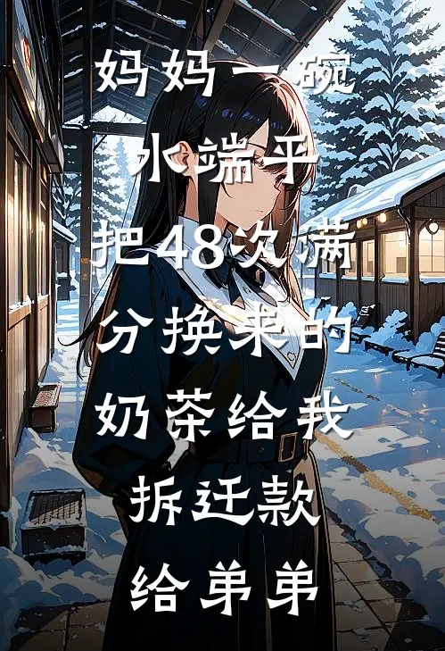 妈妈一碗水端平，把48次满分换来的奶茶给我，拆迁款给弟弟