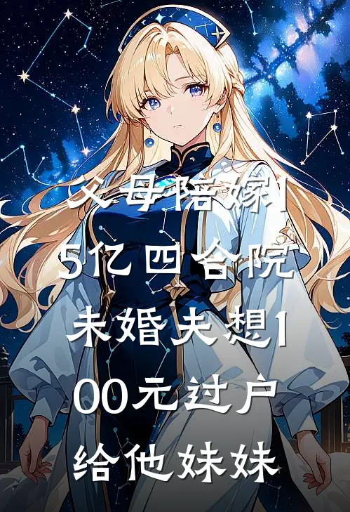 父母陪嫁1.5亿四合院，未婚夫想100元过户给他妹妹