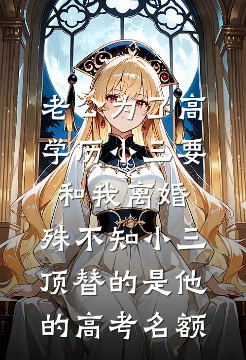老公为了高学历小三要和我离婚，殊不知小三顶替的是他的高考名额
