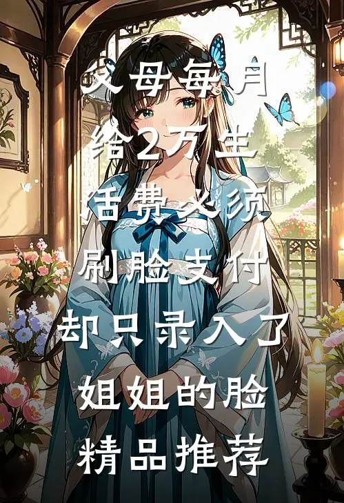 父母每月给2万生活费必须刷脸支付，却只录入了姐姐的脸精品推荐