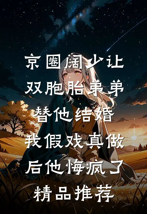 京圈阔少让双胞胎弟弟替他结婚，我假戏真做后他悔疯了精品推荐