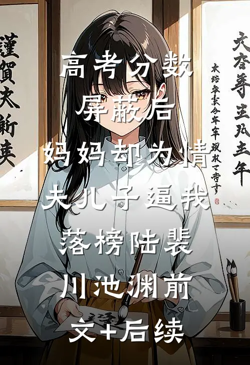 高考分数屏蔽后，妈妈却为情夫儿子逼我落榜陆裴川池渊前文+后续