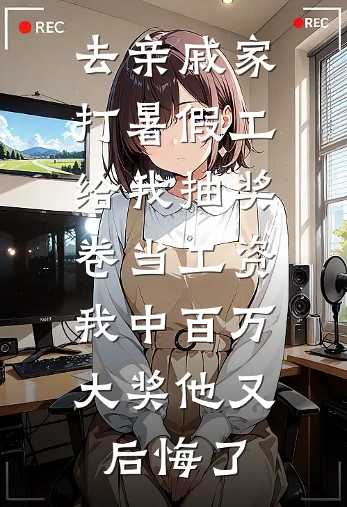 去亲戚家打暑假工给我抽奖卷当工资，我中百万大奖他又后悔了