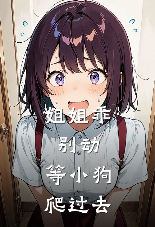 姐姐乖，别动，等小狗爬过去