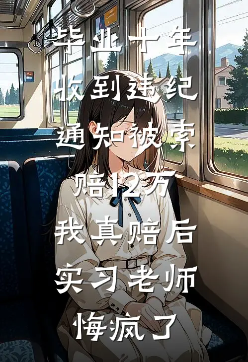 毕业十年收到违纪通知被索赔12万，我真赔后实习老师悔疯了