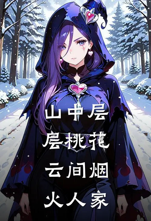 山中层层桃花,云间烟火人家
