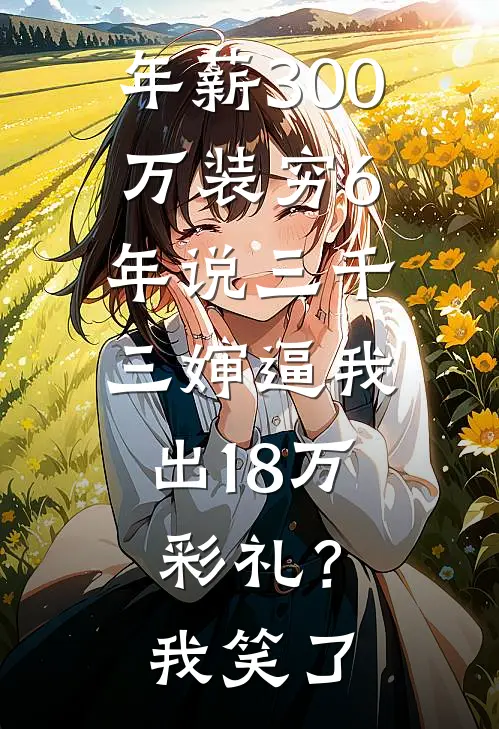 年薪300万装穷6年说三千,三婶逼我出18万彩礼?我笑了