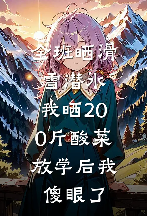 全班晒滑雪潜水，我晒200斤酸菜，放学后我傻眼了