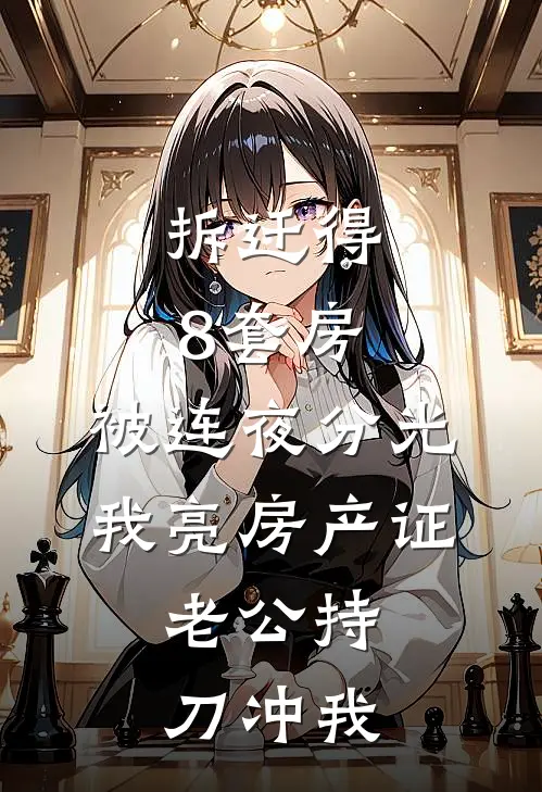 拆迁得8套房,被连夜分光,我亮房产证,老公持刀冲我