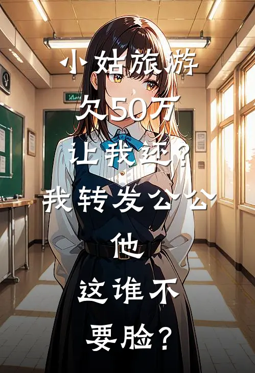 小姑旅游欠50万让我还?我转发公公,他:这谁不要脸?