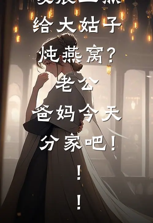 凌晨五点给大姑子炖燕窝?老公:爸妈今天分家吧!!!