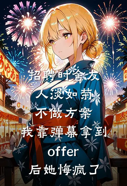 招聘时舍友人淡如菊不做方案,我靠弹幕拿到offer后她悔疯了