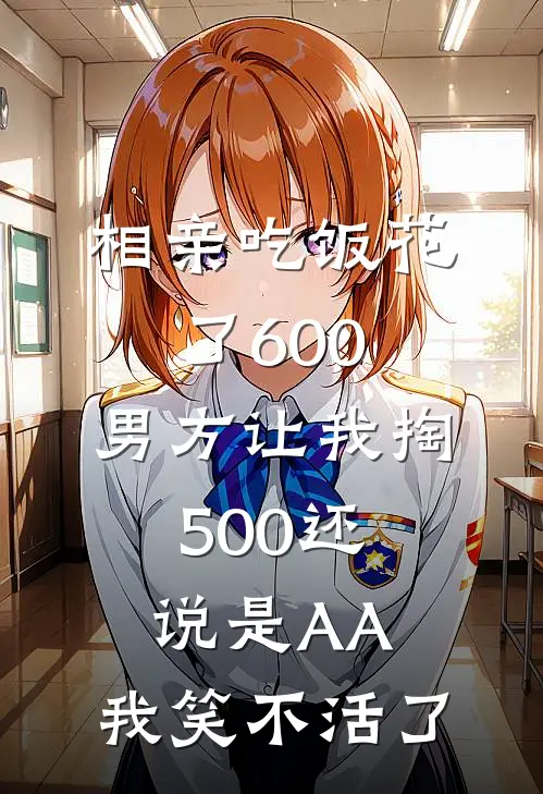相亲吃饭花了600,男方让我掏500还说是AA,我笑不活了