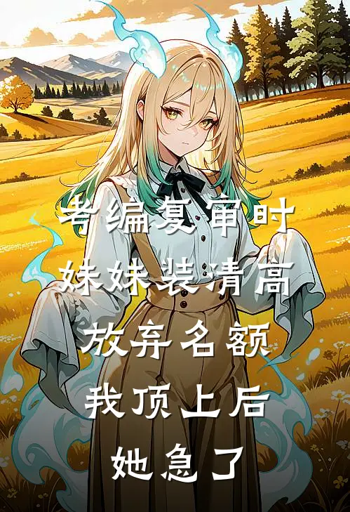考编复审时妹妹装清高放弃名额，我顶上后她急了