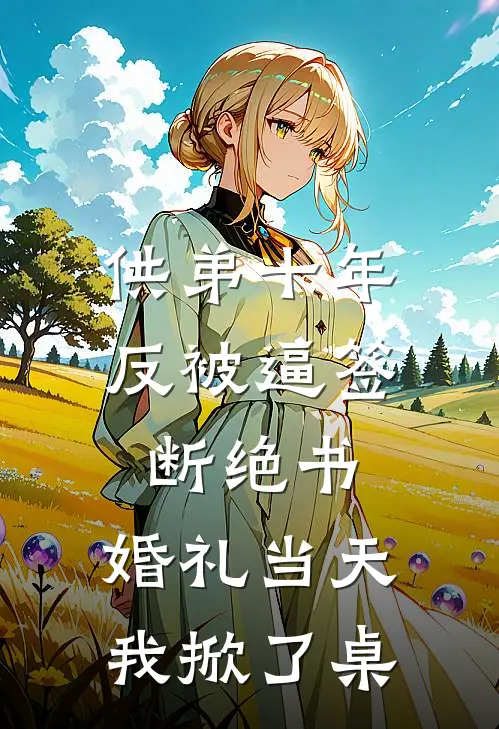 供弟十年反被逼签断绝书,婚礼当天我掀了桌