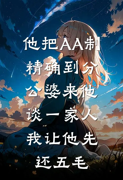 他把AA制精确到分,公婆来他谈一家人,我让他先还五毛