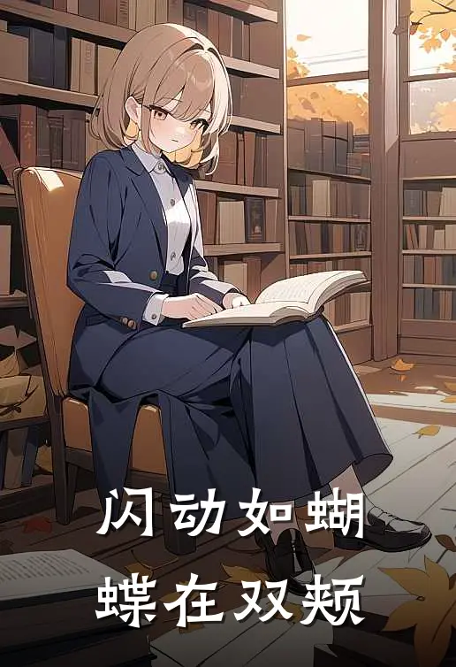 闪动如蝴蝶在双颊