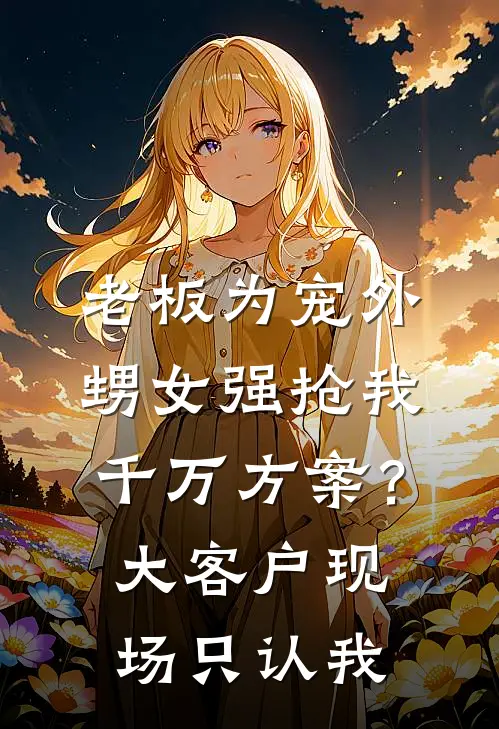 老板为宠外甥女强抢我千万方案？大客户现场只认我