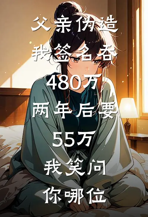 父亲伪造我签名吞480万,两年后要55万,我笑问你哪位