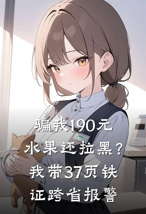 骗我190元水果还拉黑？我带37页铁证跨省报警