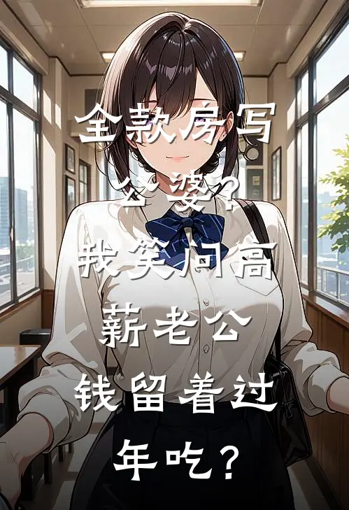 全款房写公婆?我笑问高薪老公:钱留着过年吃?