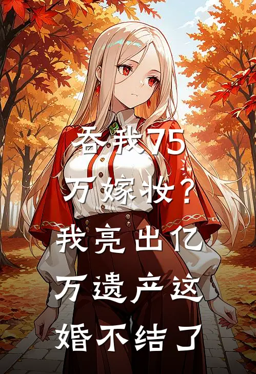 吞我75万嫁妆？我亮出亿万遗产：这婚，不结了